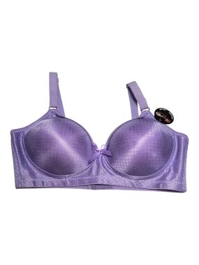 Rose Intimate Lavender Wireless Lightly Lined Supportive Bra 38D